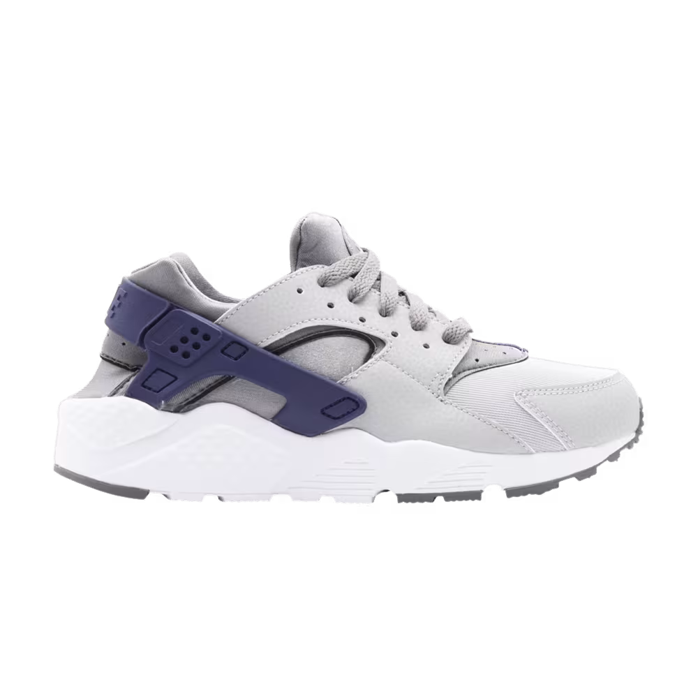 Nike Huarache Run GS Grey Deep Royal Blue
