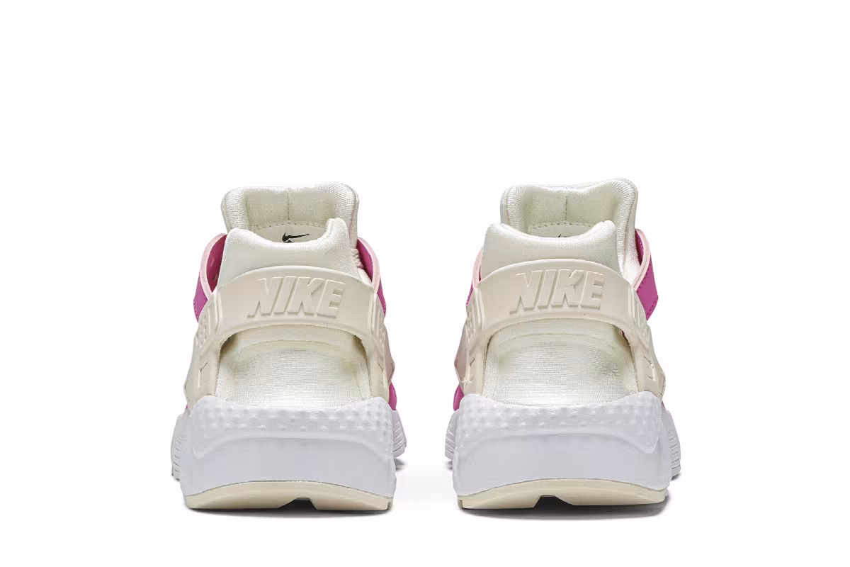 Nike Huarache Run GS Cream Fuchsia, view 7