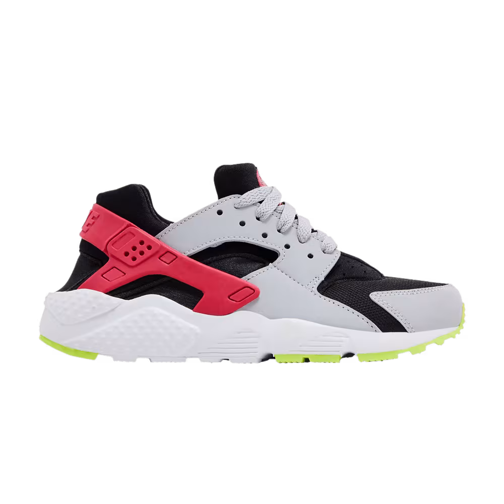 Nike Huarache Run GS Black Rush Pink Grey