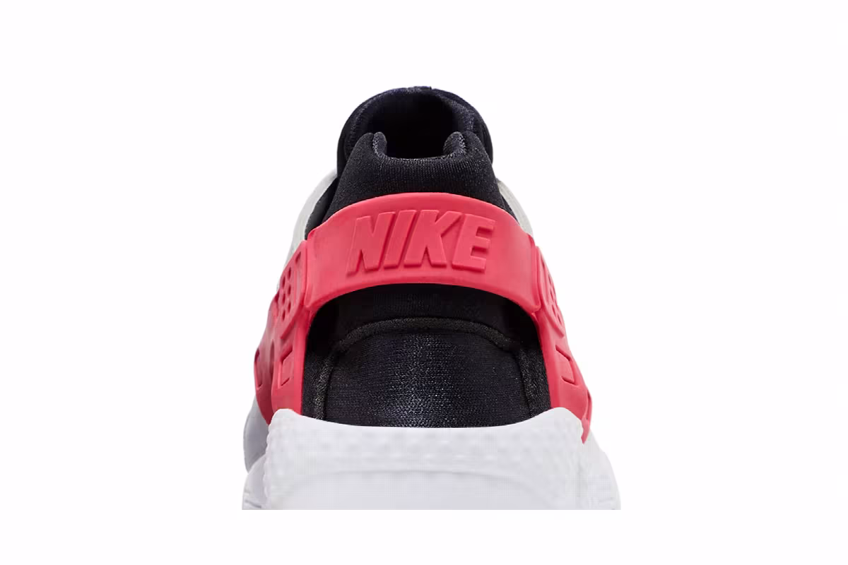 Nike Huarache Run GS Black Rush Pink Grey, view 8
