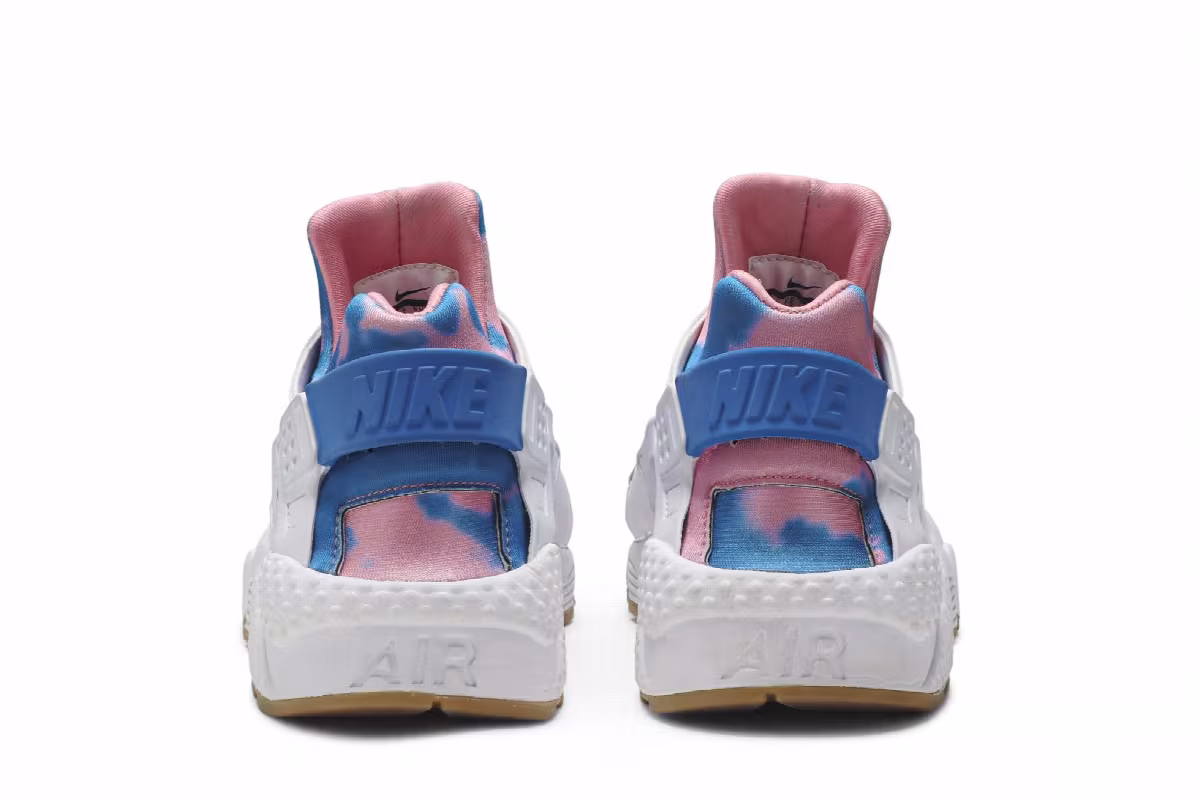 Nike Women's Air Huarache Run Print White Blue Nebula, view 7