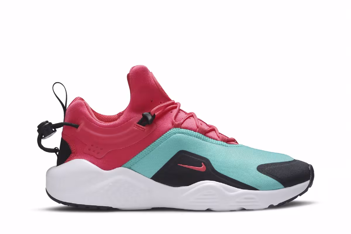 Nike Women's Air Huarache City Move Jade Ember, view 2