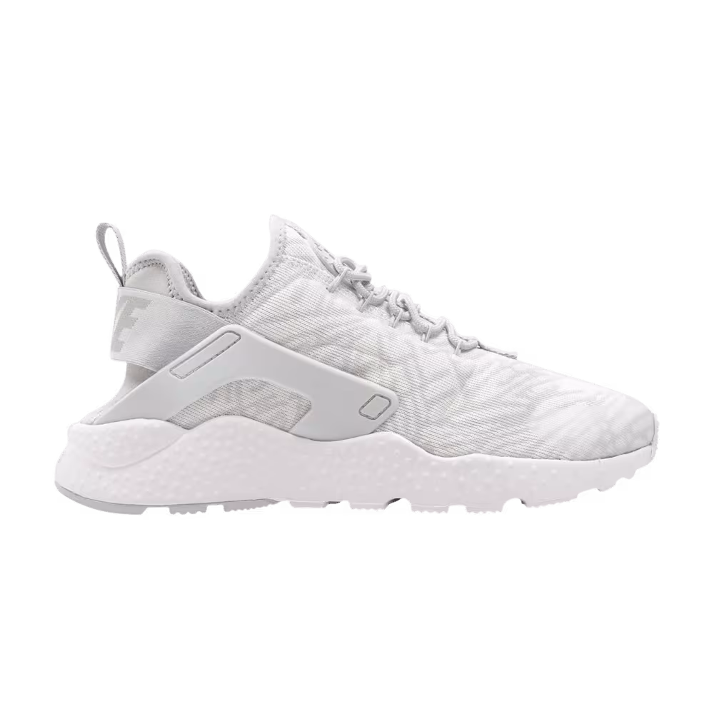 Nike Women's Air Huarache Run Ultra Jacquard White Metallic Silver