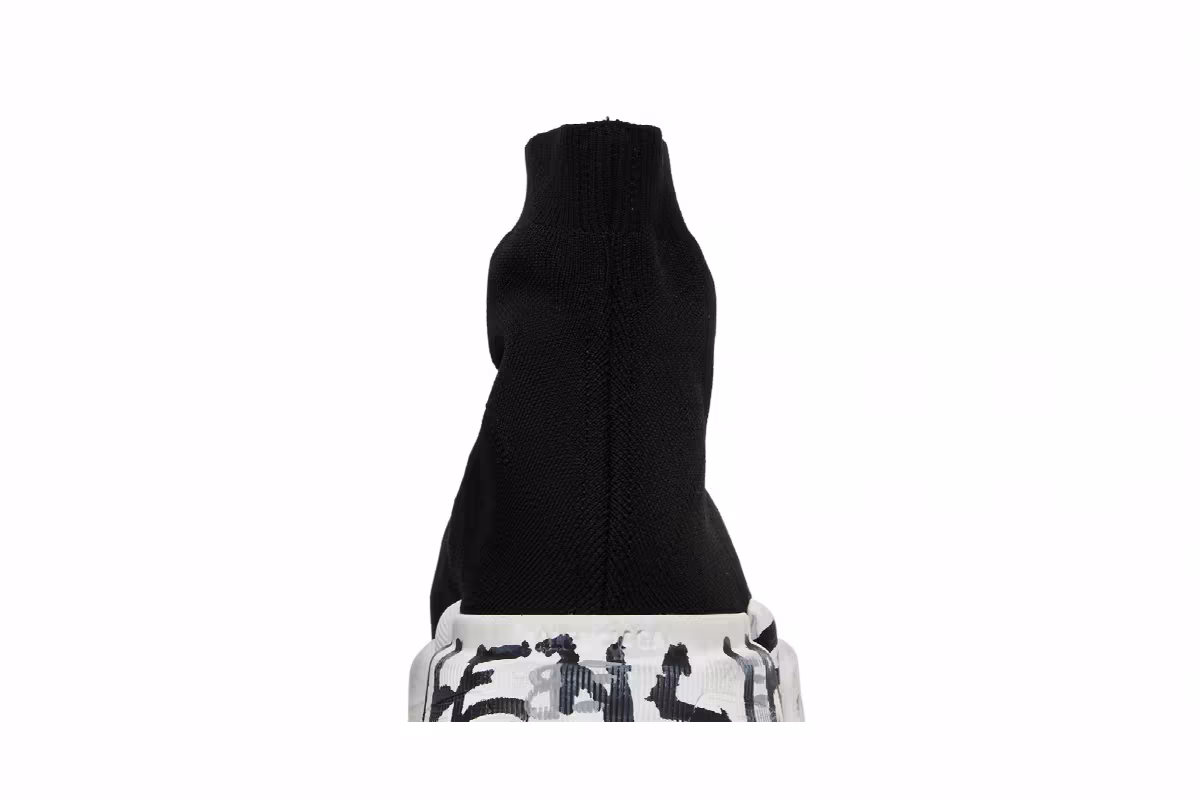 Balenciaga Speed 2.0 Sneaker Worn-Out Graffiti - Black, view 8