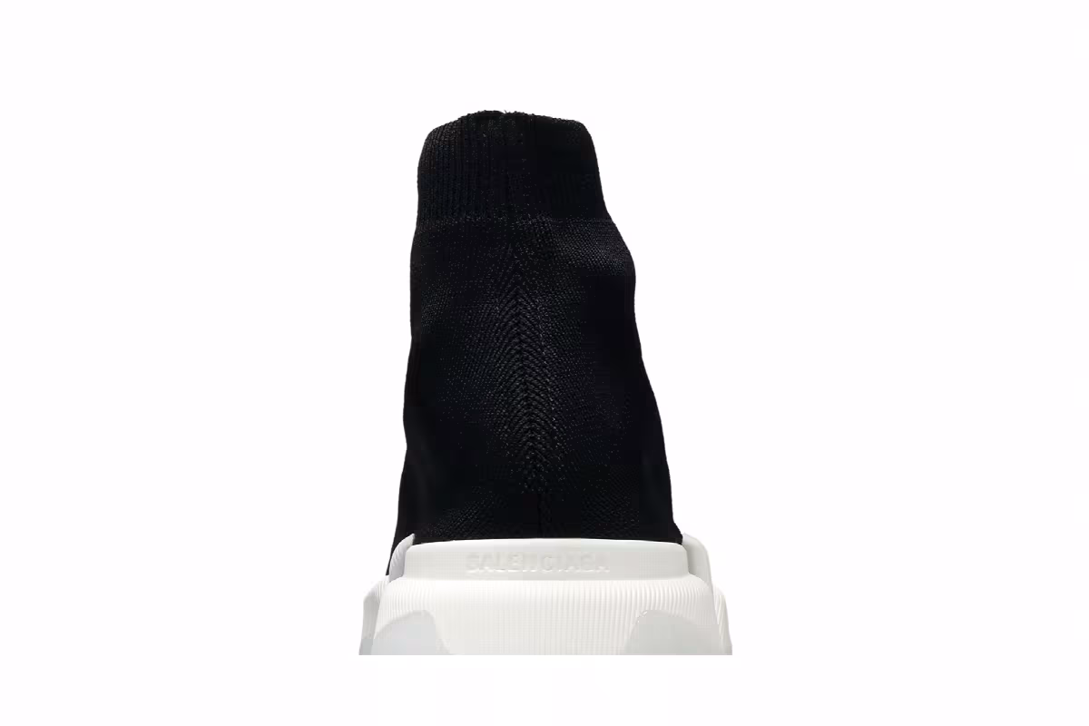Balenciaga Speed 2.0 Sneaker Black White, view 8