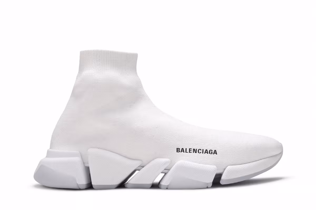 Balenciaga Speed 2.0 Sneaker White, view 2