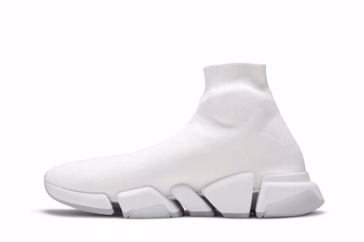 Balenciaga Speed 2.0 Sneaker White, view 4