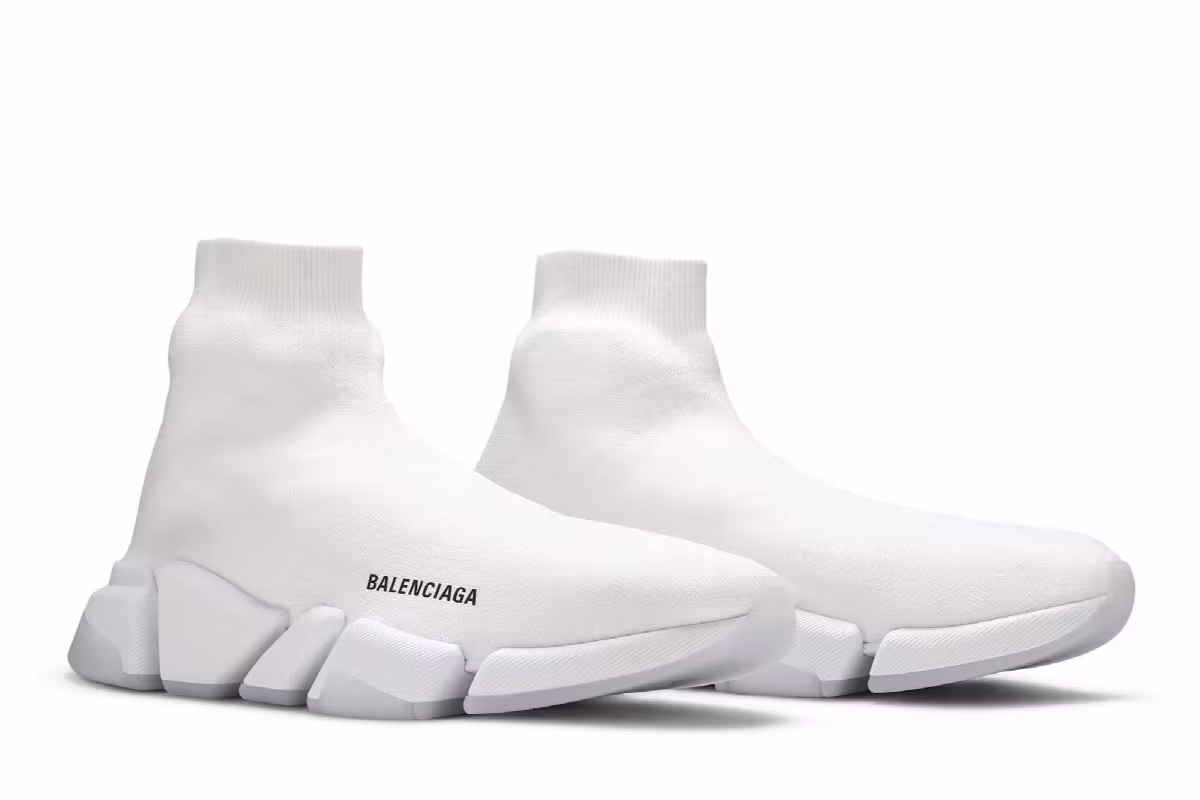 Balenciaga Speed 2.0 Sneaker White, view 9