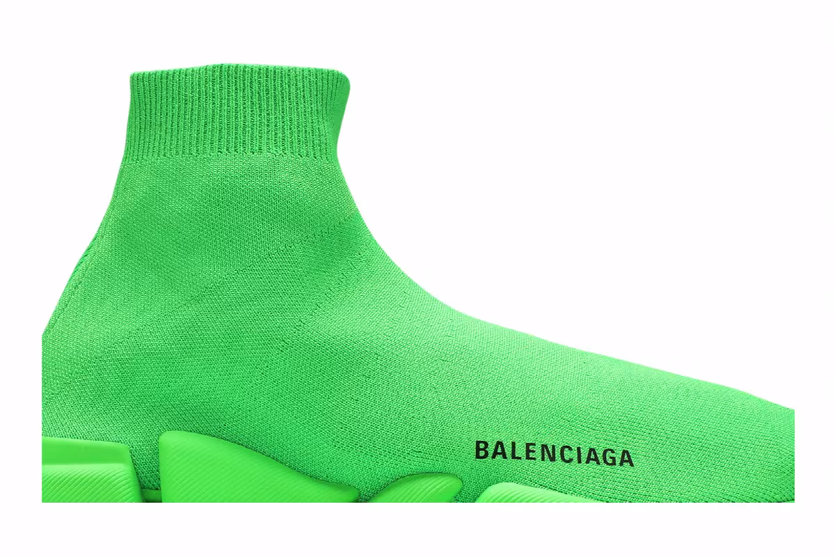 Balenciaga Speed 2.0 Sneaker Fluo Green, view 3