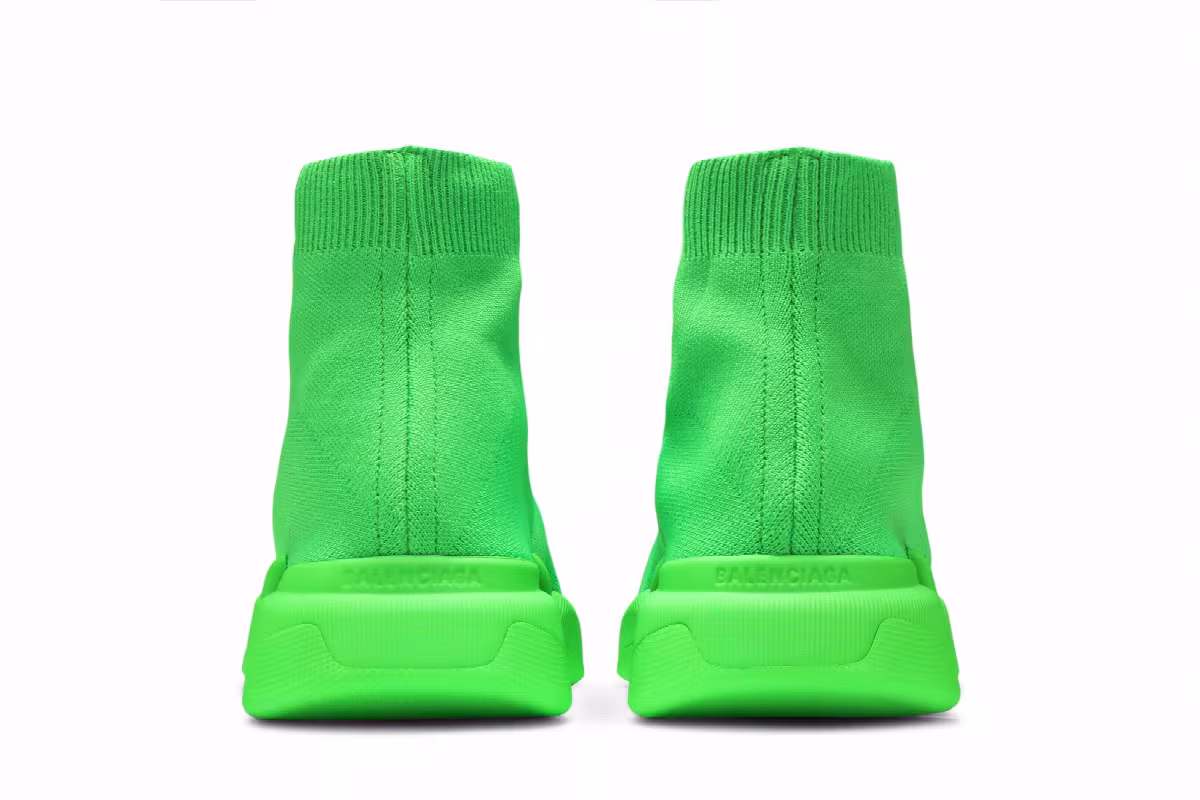 Balenciaga Speed 2.0 Sneaker Fluo Green, view 7