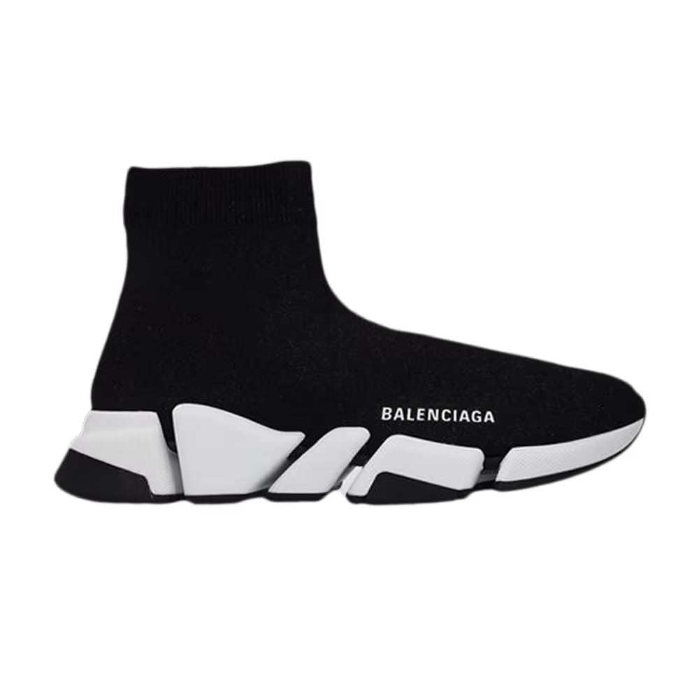 Balenciaga Women's Speed Sneaker Black White