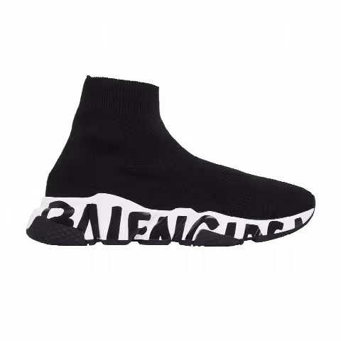 Balenciaga Wmns Speed Sneaker 'Midsole Graffiti - Black White'