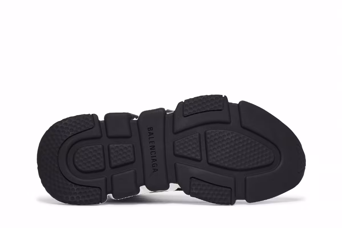 Balenciaga Women's Speed Sneaker Midsole Graffiti - Black White, view 5