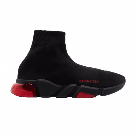 Balenciaga Speed Sneaker 'Clearsole - Black Red'