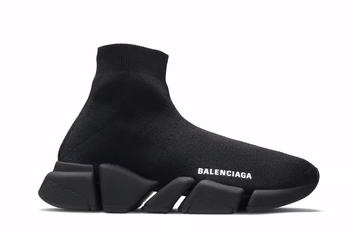 Balenciaga Women's Speed 2.0 Sneaker Black, view 2