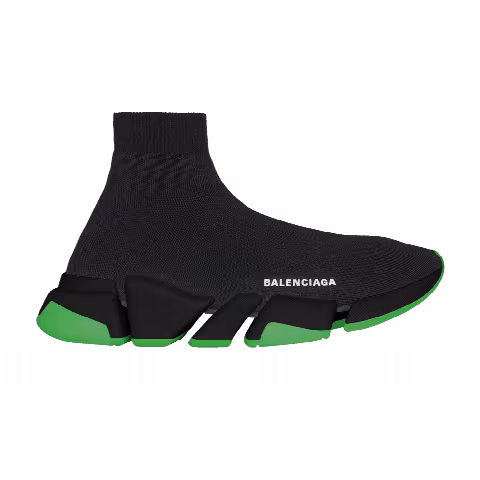 Balenciaga Speed 2.0 Sneaker 'Clear Sole - Black Neon Green'