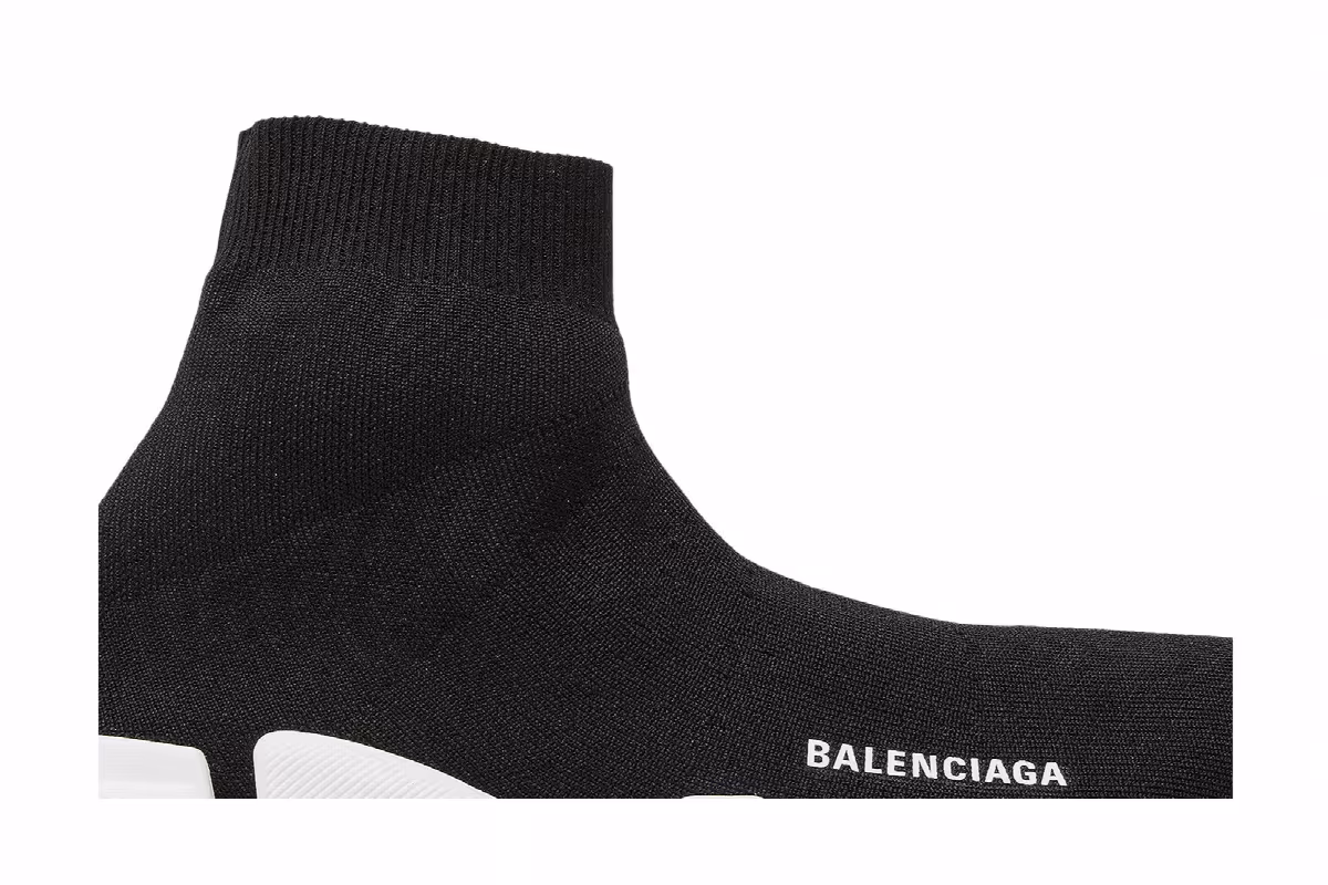 Balenciaga Speed 2.0 Sneaker Black Red, view 3