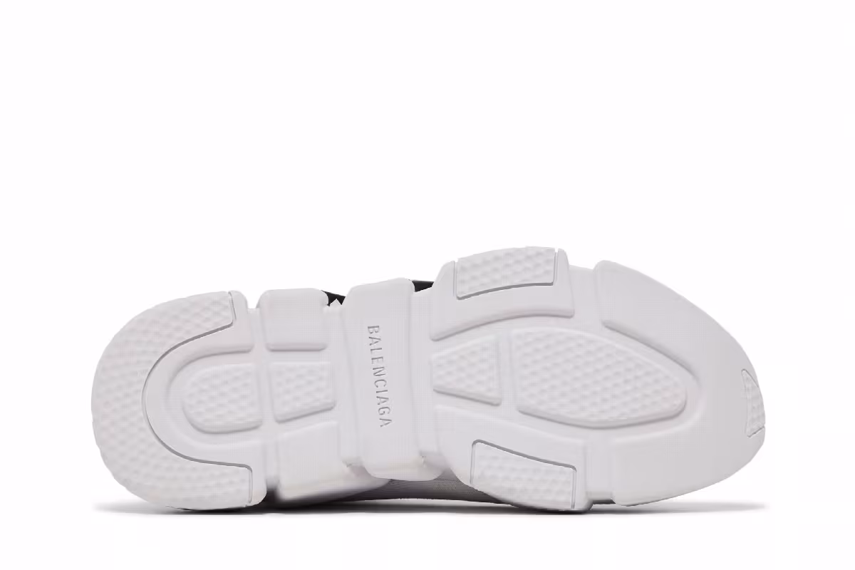 Balenciaga Speed Sneaker Midsole Graffiti - White Black, view 5