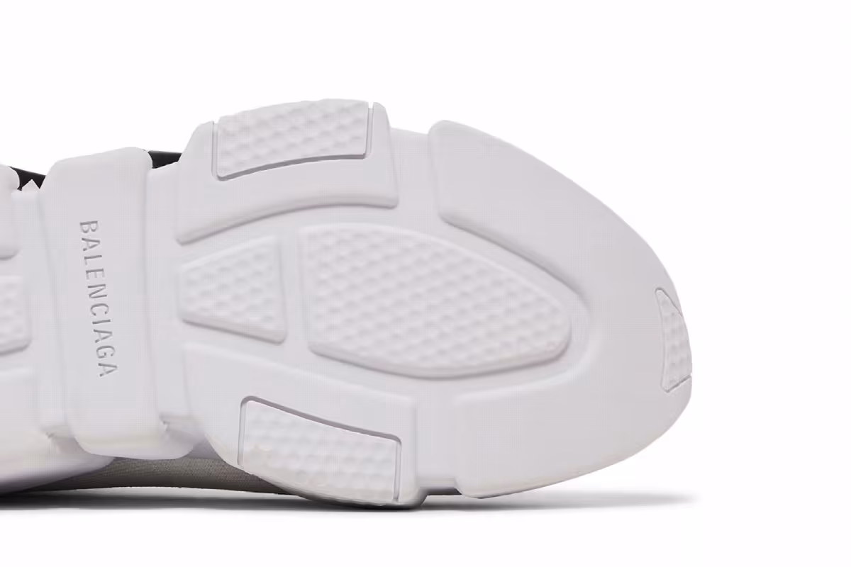 Balenciaga Speed Sneaker Midsole Graffiti - White Black, view 6