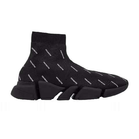Balenciaga Speed 2.0 Sneaker 'All Over Logo - Black'