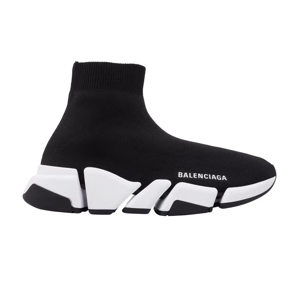 Balenciaga Women's Speed 2.0 Sneaker Black White