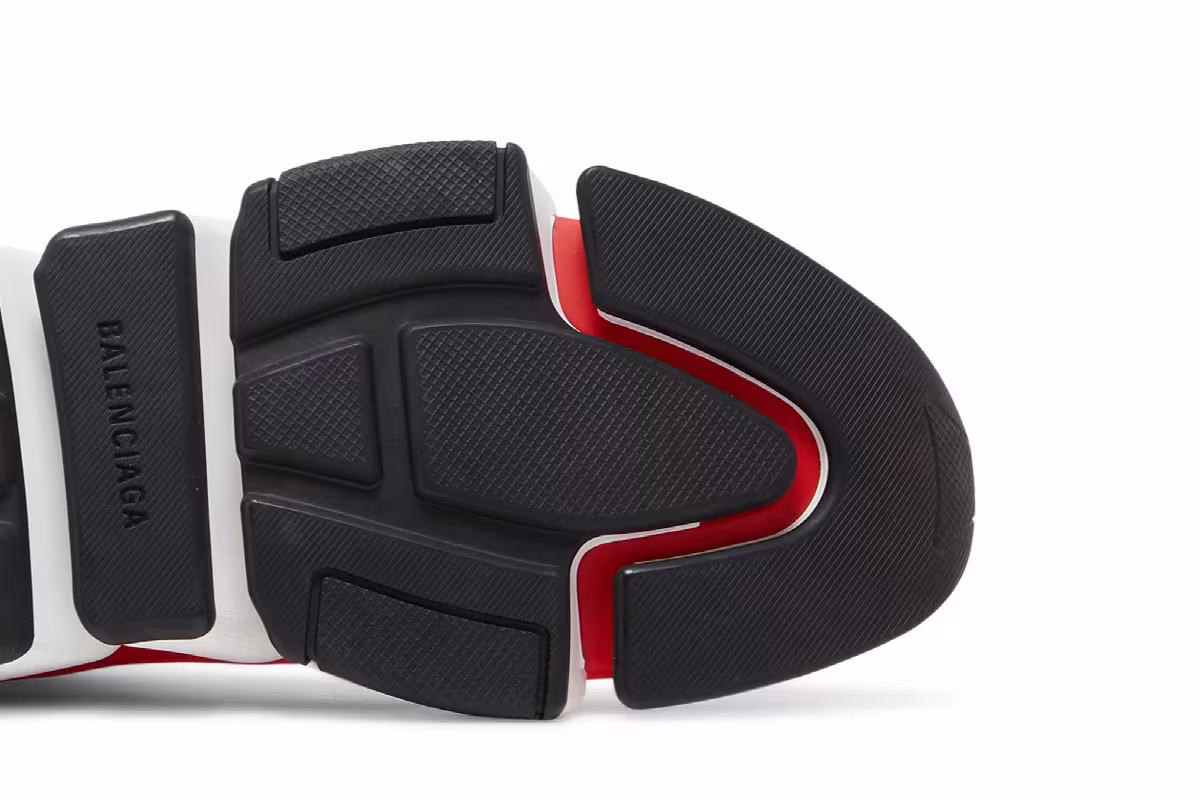 Balenciaga Speed 2.0 Sneaker All Over Logo - Intense Red, view 6