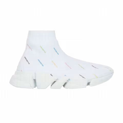 Balenciaga Speed 2.0 Sneaker 'All Over Logo - White Multi'
