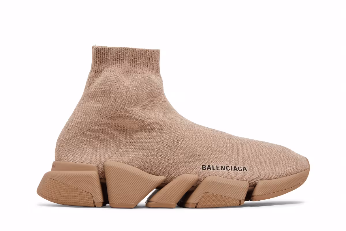Balenciaga Speed 2.0 Sneaker Beige, view 2