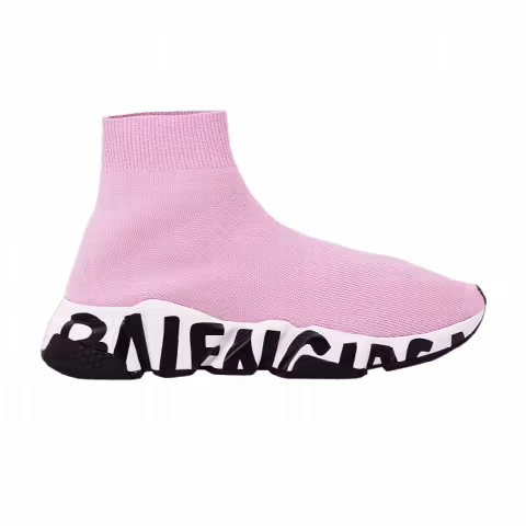 Balenciaga Wmns Speed Trainer 'Midsole Graffiti - Light Pink'