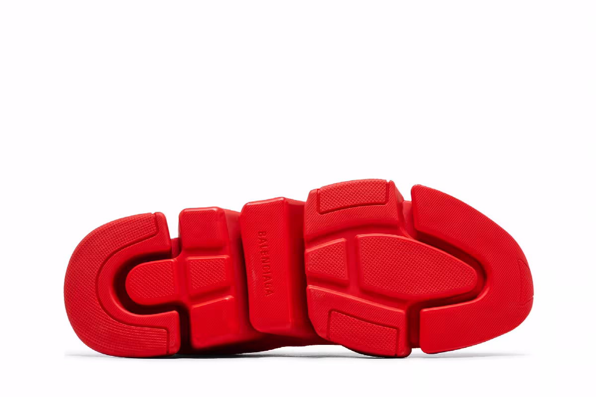 Balenciaga Speed 2.0 Sneaker Intense Red, view 5