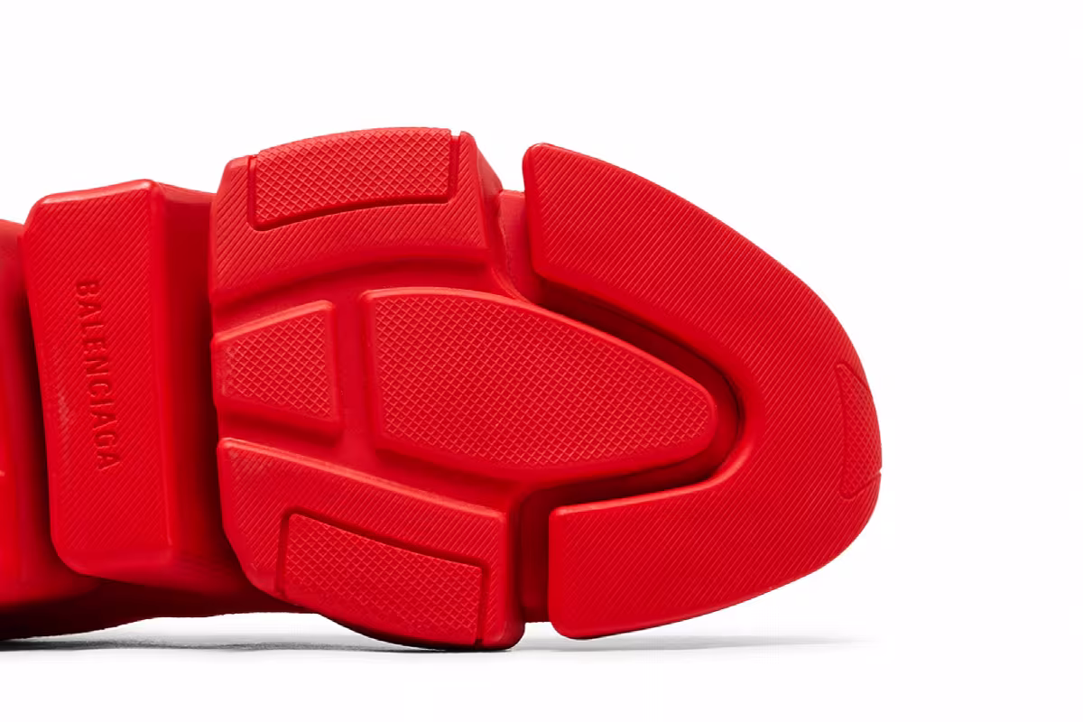Balenciaga Speed 2.0 Sneaker Intense Red, view 6
