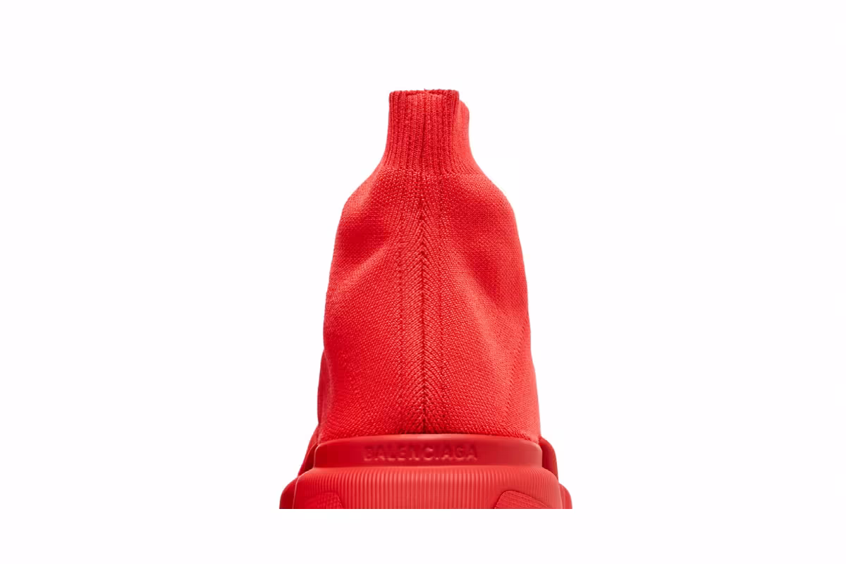 Balenciaga Speed 2.0 Sneaker Intense Red, view 8