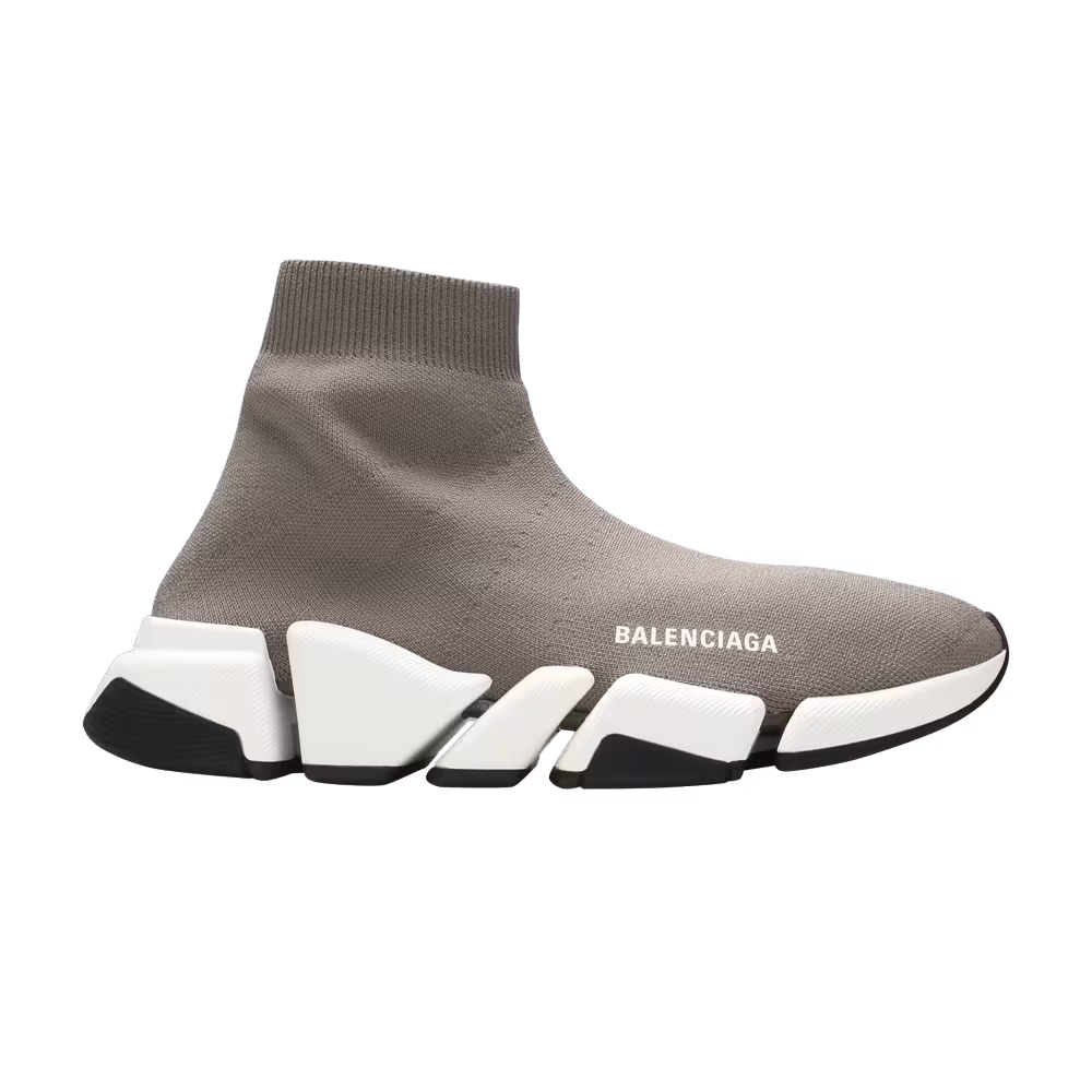 Balenciaga Women's Speed 2.0 Sneaker Dark Beige