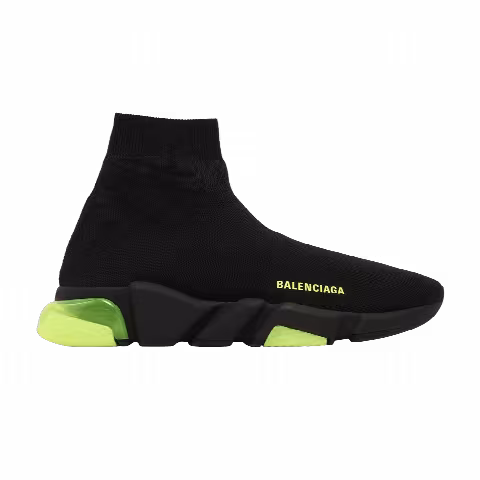 Balenciaga Speed Trainer 'Clear Sole - Black Yellow Fluo'