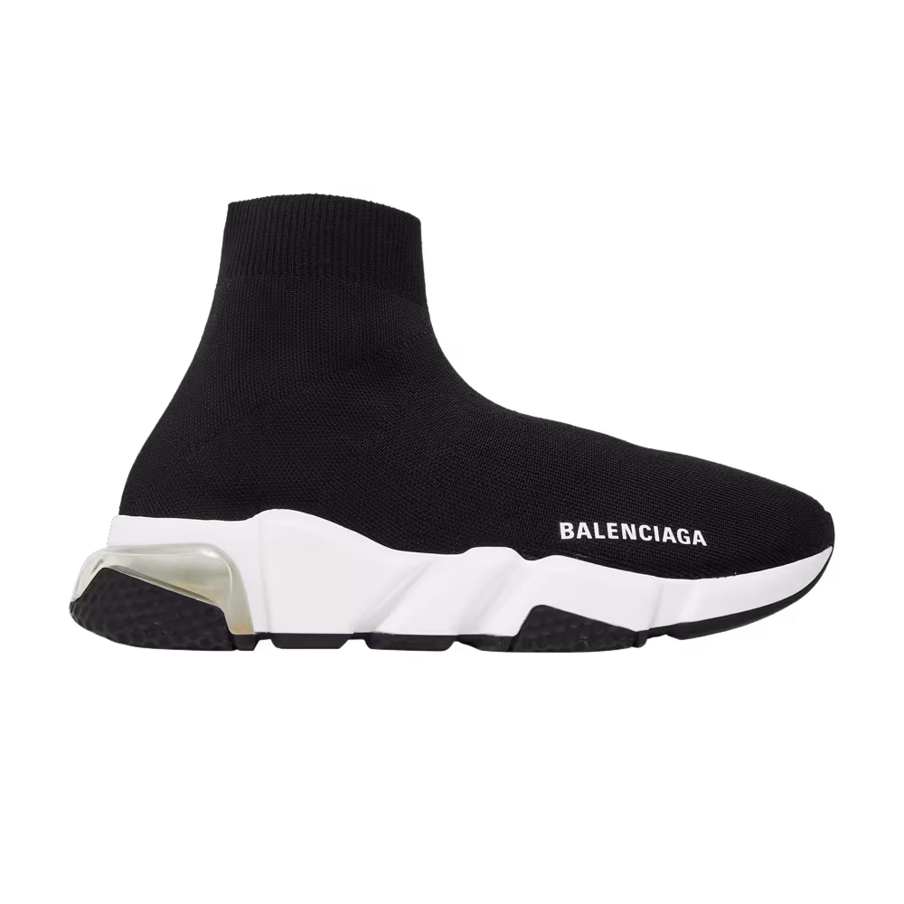 Balenciaga Women's Speed Sneaker Clear Sole - Black