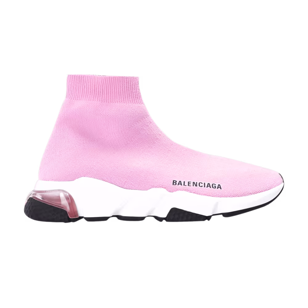 Balenciaga Women's Speed Sneaker Clear Sole - Light Pink