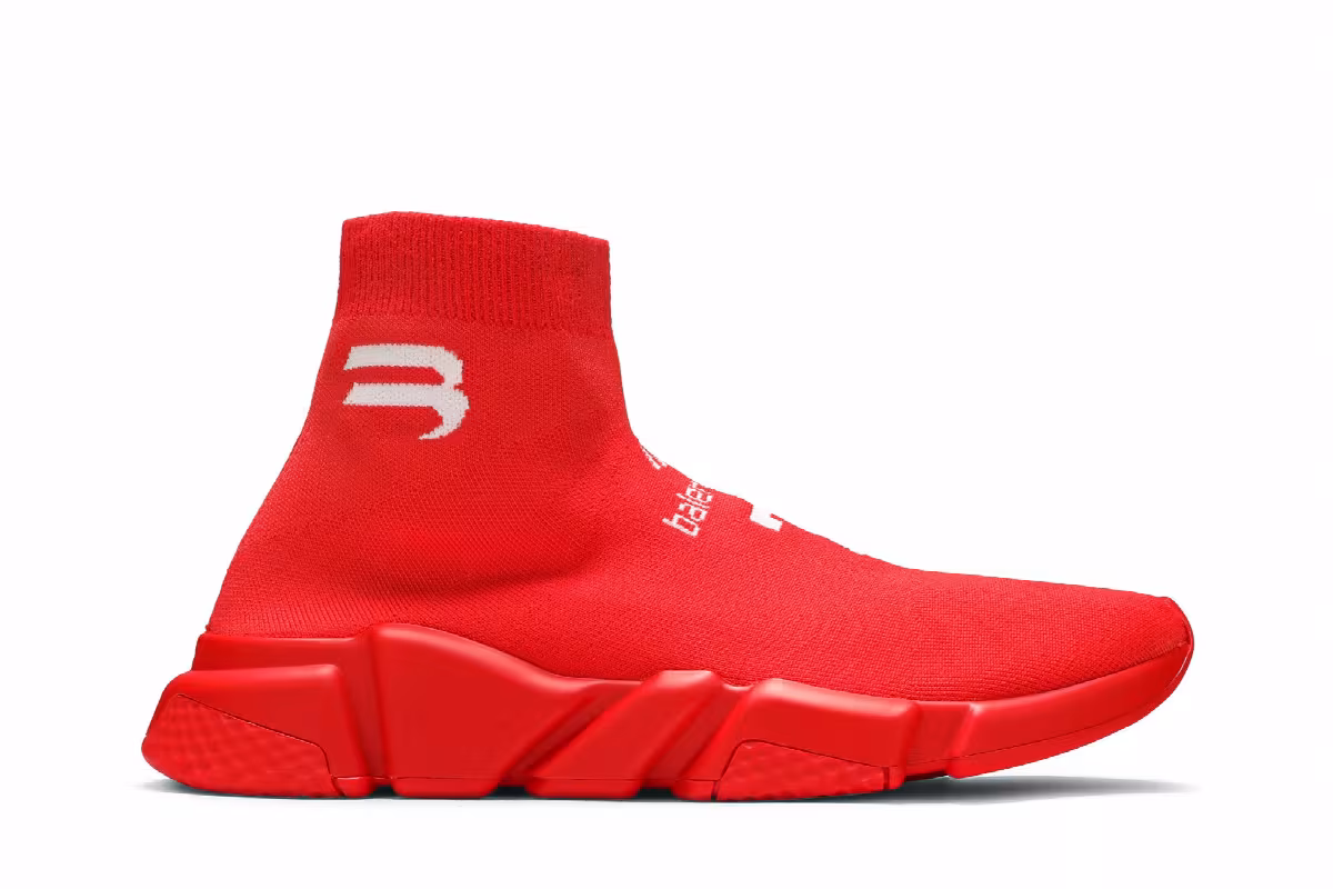 Balenciaga Speed Sneaker Intense Red, view 2