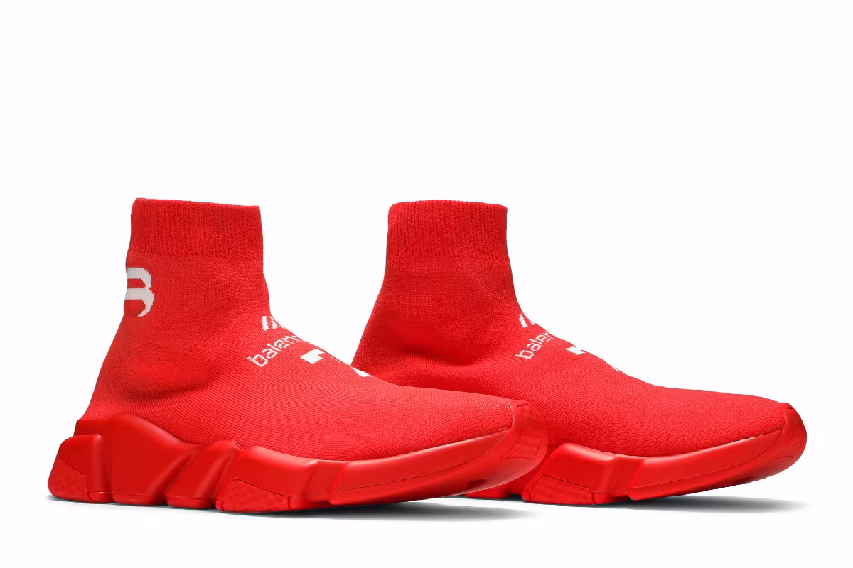 Balenciaga Speed Sneaker Intense Red, view 9