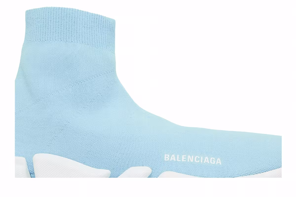 Balenciaga Speed 2.0 Sneaker Light Blue, view 3