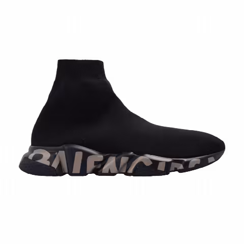 Balenciaga Speed Sneaker 'Midsole Graffiti - Black Dark Beige'