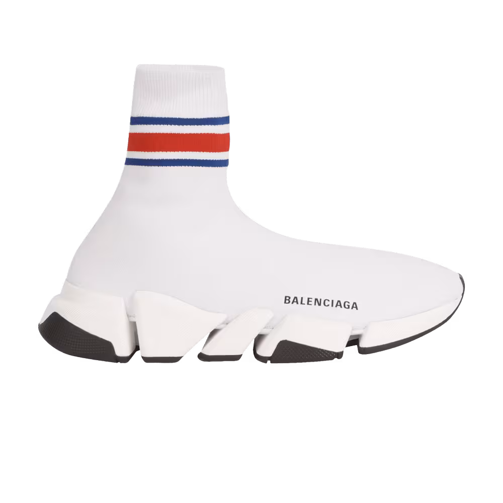 Balenciaga Speed 2.0 Sneaker White Stripe