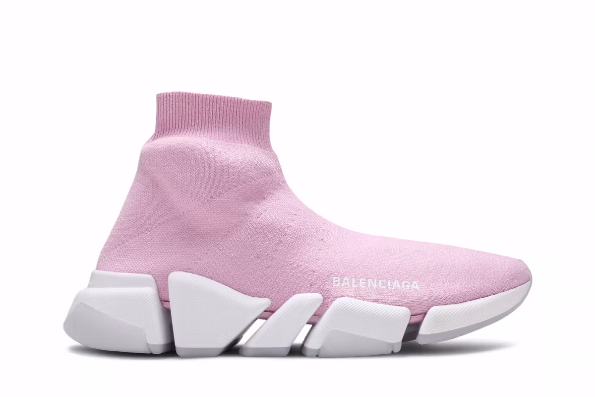 Balenciaga Women's Speed 2.0 Sneaker Pink, view 2