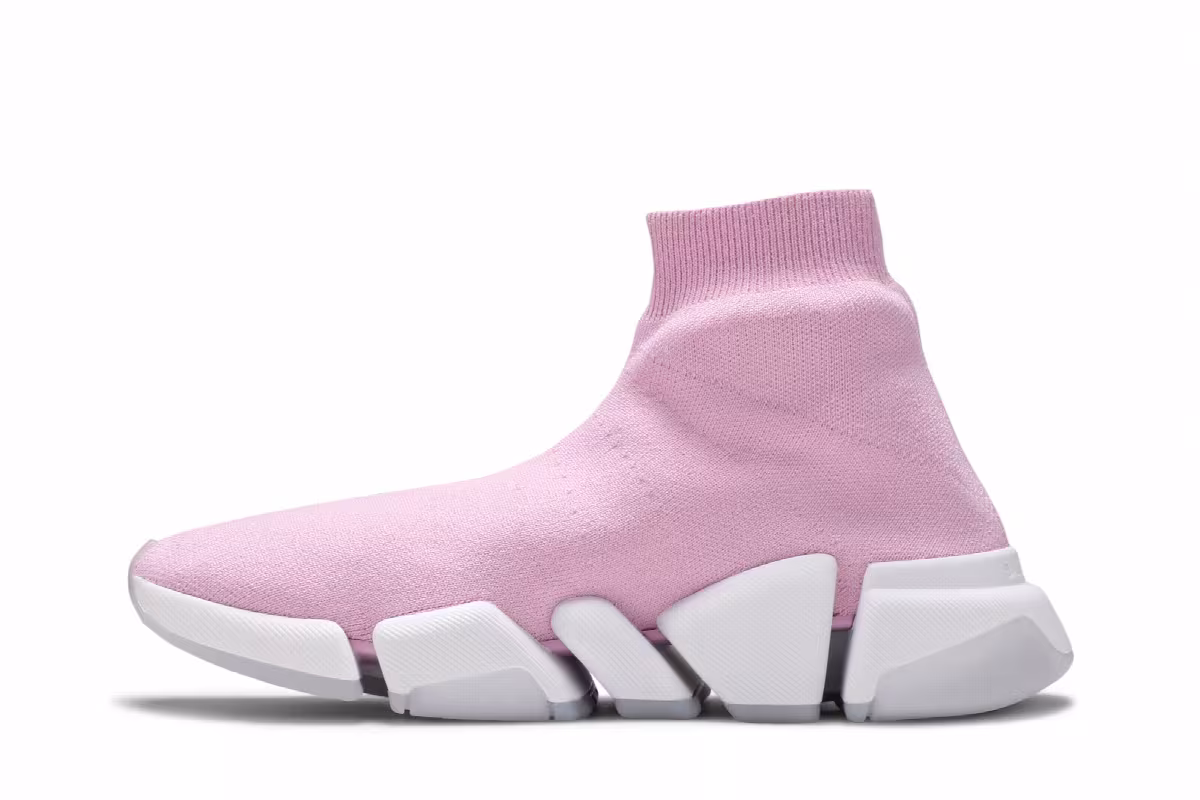 Balenciaga Women's Speed 2.0 Sneaker Pink, view 4