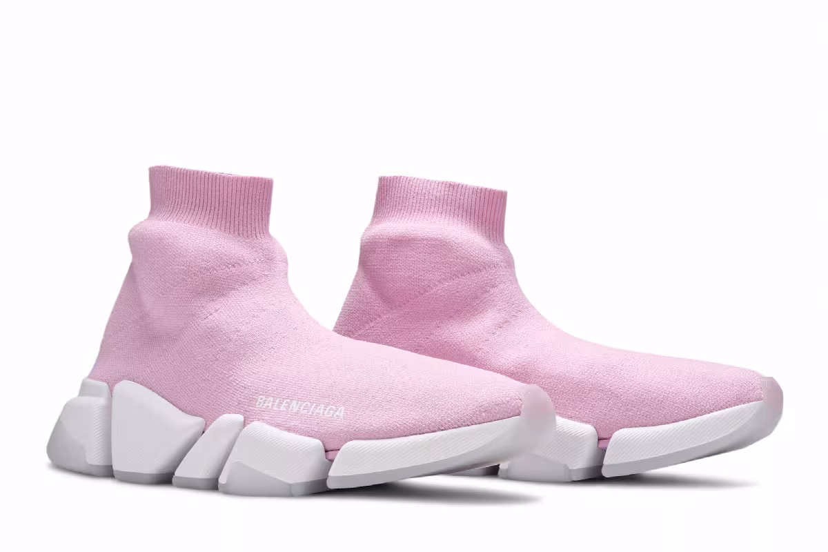Balenciaga Women's Speed 2.0 Sneaker Pink, view 9