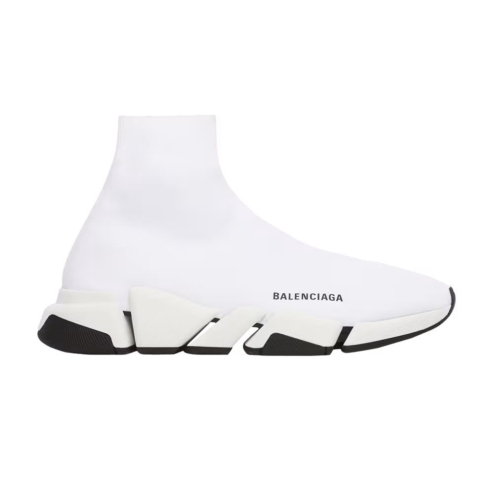 Balenciaga Women's Speed 2.0 Sneaker White Black