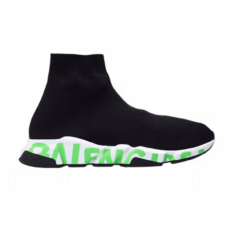 Balenciaga Speed Sneaker 'Midsole Graffiti - Black Green'