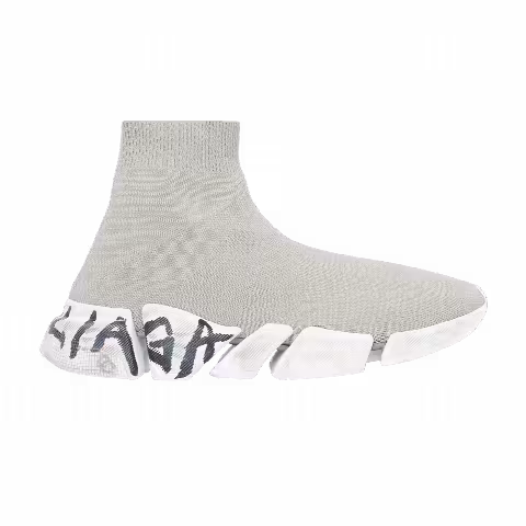 Balenciaga Speed 2.0 Sneaker 'Worn-Out Graffiti - Grey'