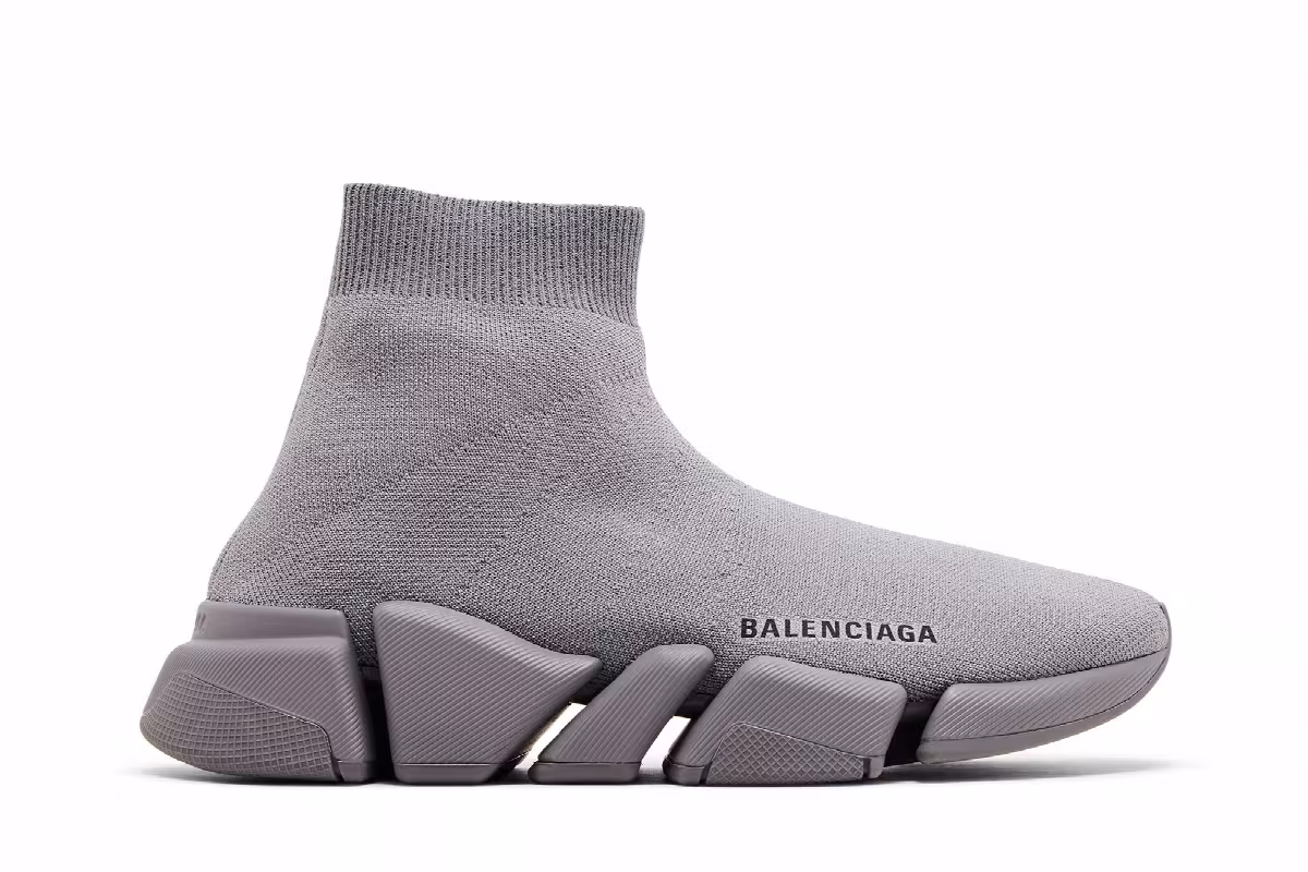 Balenciaga Women's Speed 2.0 Sneaker Dark Grey, view 2