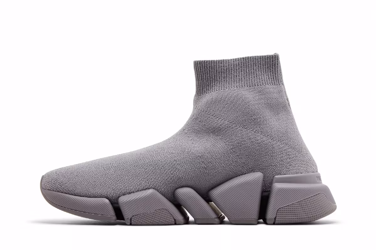 Balenciaga Women's Speed 2.0 Sneaker Dark Grey, view 4