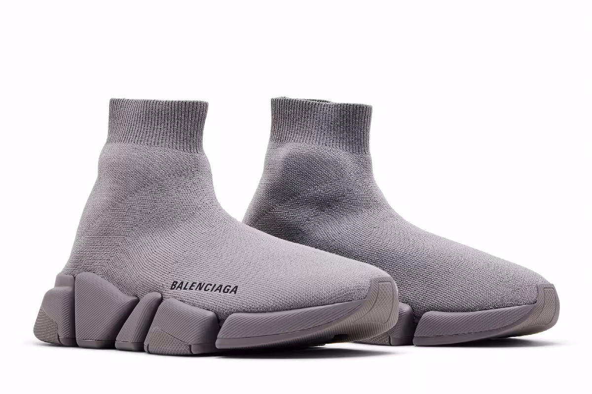 Balenciaga Women's Speed 2.0 Sneaker Dark Grey, view 9